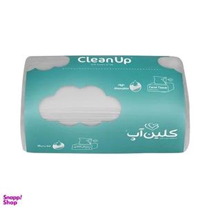 دستمال کاغذی دو لایه 250 برگ کلین آپ مدل ابر