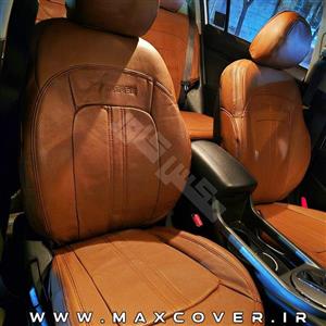 روکش صندلی کیا اسپورتیج 2011-2016 چرم مارون (عسلی)