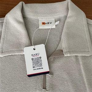 تیشرت نیم زیپ رنگ کرم