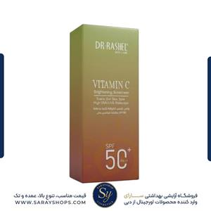 کرم ضدآفتاب ویتامین سی دکتر راشل SPF50 | خرید مستقیم از دبی