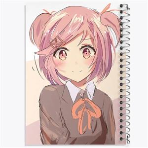 دفتر لغت 100 برگ خندالو طرح بازی دوکی دوکی (Doki Doki)