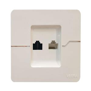 سوکت شبکه CAT6 تک پورت ویرا مدل T2