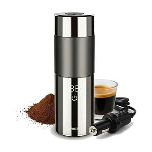 قهوه ساز شارژی لیپرسو مدل LPRJCM02SL ا LePresso Quickbrew Mini Espresso Maker with Milk Frothing Function (تک عمده)