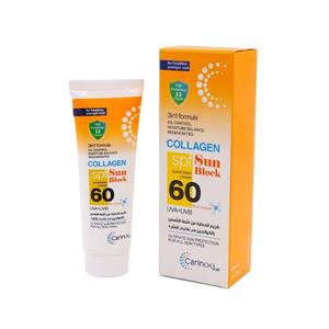کرم ضد آفتاب SPF60 مدل Collagen حجم 100 میل کارینو VIP ( اصلی )