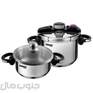 زودپز دوقلو بیسمارک مدل BM2247 گنجایش 7 و 4 لیتر