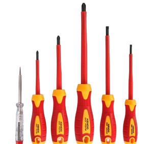 ست پیچ گوشتی عایق برق فشار قوی کندو 6 عددی مدل 20483