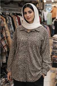 شومیز پلنگی کجراه