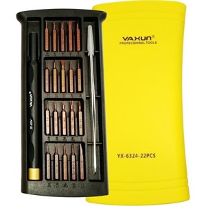 قیمت و خرید ست پیچ گوشتی 22 عددی YAXUN YX-6324B