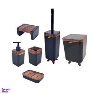 ست سرویس بهداشتی 6 تکه اطلس مدل ژیوار