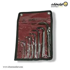 آچار آلن شش گوش واستر بلند کیفی مدل VHB024 ( 9 عددی)