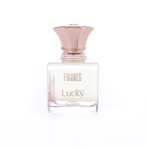 ادوپرفیوم زنانه فیکورس مدل lucky plus با رایحه گرم حجم 100 میلی‌لیتر