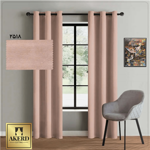 پرده آماده مخمل هازان کد 2518