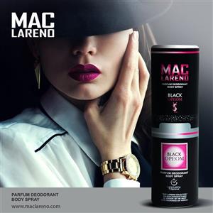 اسپری دئودورانت زنانه مک لارنو مدل بلک اوپیوم حجم 200 میلی لیتر