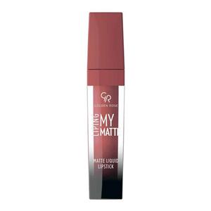 رژ لب جامد مات و مخملی گلدن رز Golden Rose مدل GR Velvet Matte Lipstick شماره 24