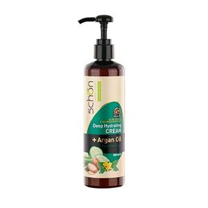 کرم مرطوب کننده آرگان خیار شون|Schon Hydrating AloeVera & Cucumber & Argan Cream