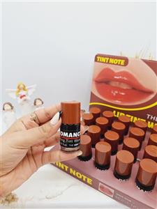 تینت لب قهوه ای بدنه شیشه ای