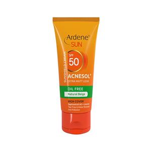 کرم ضد آفتاب فاقد چربی آردن مدل Acnesol SPF50 وزن 50 گرم – بژ هلویی