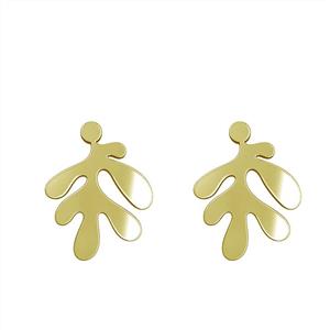 گوشواره طلا مدل برگ کد GA14967 