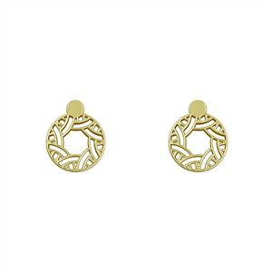 گوشواره طلا مدل هندسی کد GA15210 