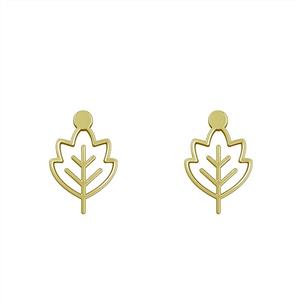 گوشواره طلا مدل برگ کد GA15739 