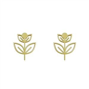گوشواره طلا مدل برگ کد GA15986 