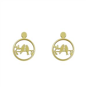 گوشواره طلا مدل گنجشک کد GA13772 