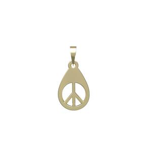 پلاک طلا مدل صلح کد PA11215 