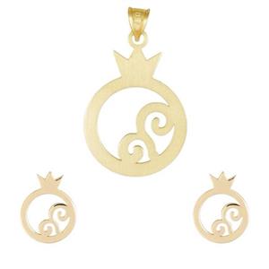 سرویس طلا ۱۸ عیار انار 