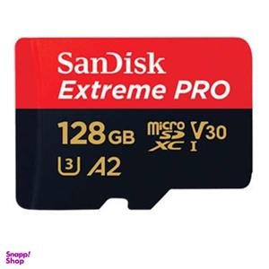 کارت حافظه microSDXC سن دیسک (Sandisk) مدل Extreme PRO کلاس A2 استاندارد UHS-I U3 سرعت 170MBs ظرفیت 128 گیگابایت
