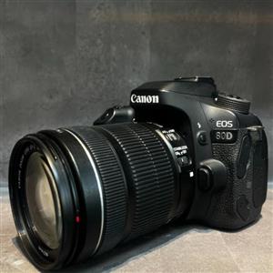 دوربین دست دوم عکاسی کانن Canon EOS 80D Kit 18-135mm f\/3.5-5.6 IS STM (14000 شات)