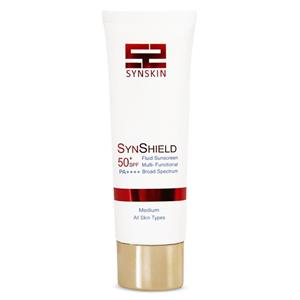 ضد افتاب فلوئید ساین اسکین مدل شیلد spf50 SynShield SynSkin Fluid Sunscreen SPF30All Types 