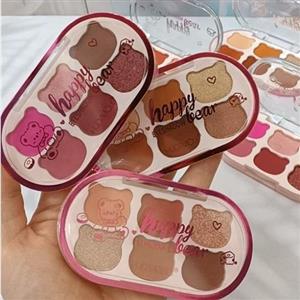 پالت سایه شش رنگ خرسی هدا موجی _ زیبایی و تنوع در یک بسته بندی فانتزی