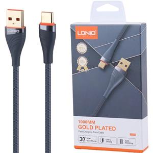 کابل شارژ USB به Type-C الدینیو مدل LS691 طول 1 متر