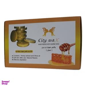 وکس موبر سیتی وکس (City wax) مدل Honey وزن 500 گرم بسته 24 عددی 