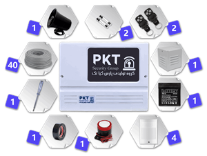 پکیج دزدگیر اماکن PKT مدل P360 با 4 چشمی