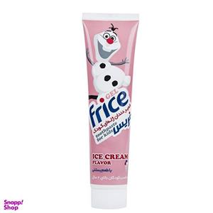 خمیر دندان ژل ای کودک فریس (Frice) با طعم بستنی وزن 70 گرم