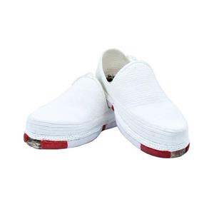 گیوه مردانه رنگ سفید و قرمز(سایز41)