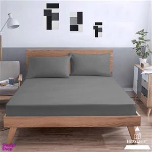 ست ملحفه و روبالشی یک نفره طرح ساده سایز 90×200 سانتی متر