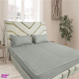 ست ملحفه و روبالشی پنبه دوزی کد 90 تک نفره سایز 90×200 سانتی متر