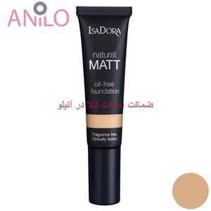 کرم پودر ایزادورا مدل Natural Matt oil free شماره 12