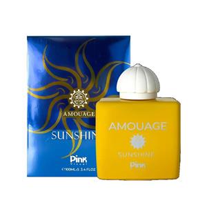ادوپرفیوم زنانه پینک ویژوآل Pink مدل آمواج سان شاین Amouage Sunshine حجم 100 میلی لیتر طرح مارک
