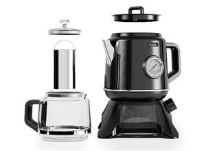 چای ساز برقی مودکس مدل  خاکستری سفید مشکی MODEX TCS8010