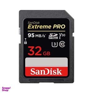 کارت حافظه سن دیسک (Sandisk) مدل Extreme Pro SDHC UHS I U3 95MB/s ظرفیت 32GB