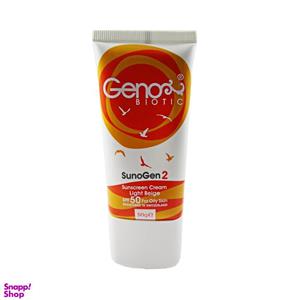 کرم ضد آفتاب ژنوبایوتیک (Geno Biotic) مدل Sunogen2 حجم 50 میلی‌ لیتر