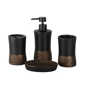 ست سرویس بهداشتی 4 پارچه دلفین مدل 001-Bl