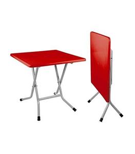 میز پلاستیکی پایه فلزی تاشو چهارنفره کد 222