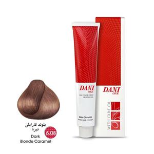 رنگ مو دنی وان شماره 6.08 حجم 100 میلی لیتر رنگ قهوه ای تیره