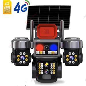 دوربین بی سیم خورشیدی سیمکارتی V380 مدل LX-XW818 ظرفیت ۱۲ مگاپیکسل