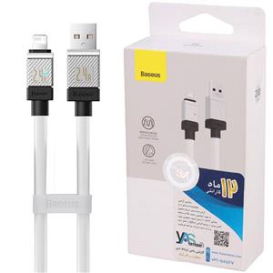 کابل لایتنینگ فست شارژ 2.4 آمپر باسئوس CoolPlay CAKW0005 طول 2 متر