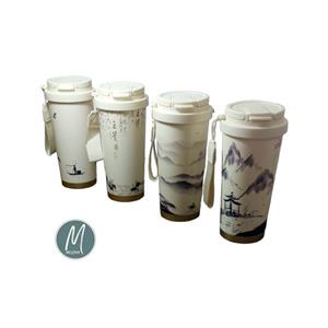 تراول ماگ مدل نقاشی ژاپنی MHTM-08 گنجایش 0.58 لیتر